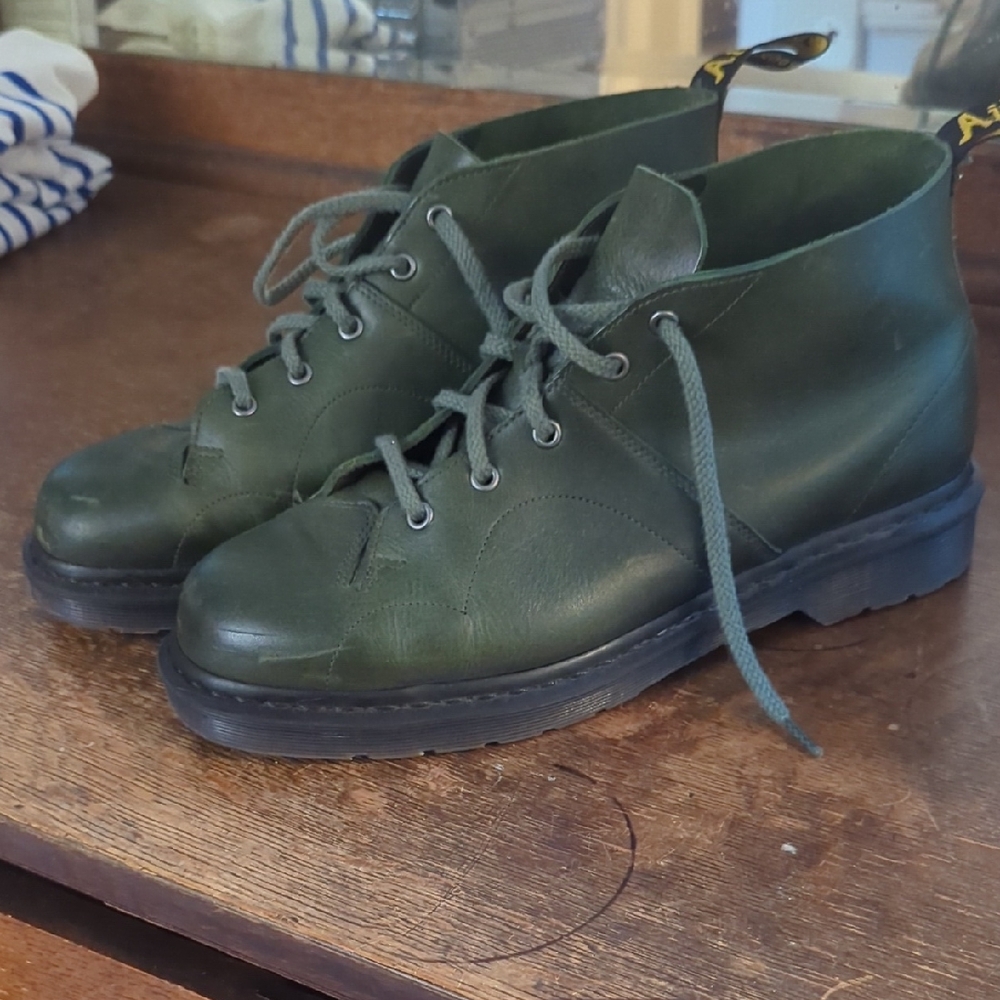 Dr Martens Docs Church Green Leather Men's Boots